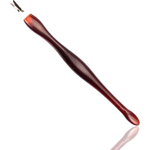 Cuticle Pusher for Professional Nail Art Design V type Uv Gel Nail Art Tool Dead Skin Fork Cuticle Remover Peeling Manicure Tool