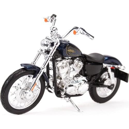 Maisto 1:18 2012 XL 1200V Seventy-Two Die Cast Vehicles Collectible Hobbies Motorcycle Model Toys