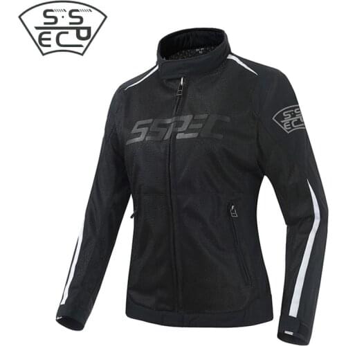Motorcycle jacket suit for women, spring and summer jacket, Motocross protective gear, breathable mesh car racing coat