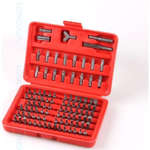 100pcs Screwdriver Bit Set Phillips Slotted Torx Hand Tools Parts Kit