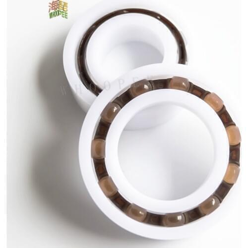 POM Bearing 6800 6801 6802 6803 6804 6805 6806 ( 2-5 PCS ) Glass Balls Nylon Cage Plastic Ball Bearings