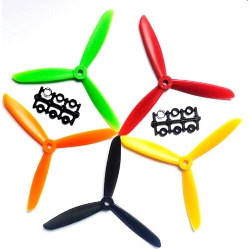 4 Pairs ABS CW/CCW propeller 6045 3 Blade 3 leaf Props Three Blade Quadcopter 6045 Propeller for flysky Frame Drone