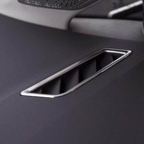 SBTMY For VW Golf 8 MK8 2020 2021 Car Dashboard A Pillar Air Outlet Vent Trim Frame Sticker Styling Accessories