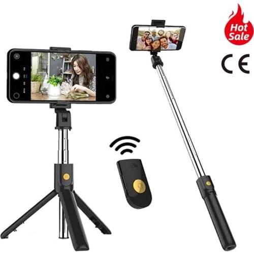 CE Certification Bluetooth Selfie Stick Remote Control Stative Handphone Live Photo Holder Static Camera Self-triggering