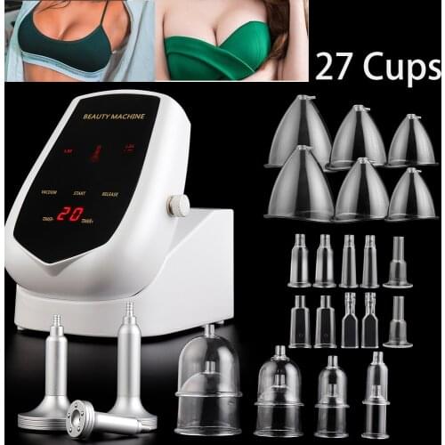 Buttocks Lifter Cup Vacuum Treatment Machine Drainage Breast Chest Massager Enlargement Enhancement Butt Lifting Body Firming