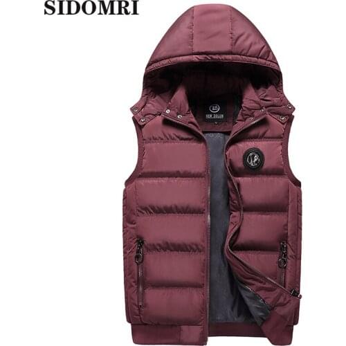 Vest mens winter padded sports vest sleeveless jacket fashion trend warm down cotton hot sales