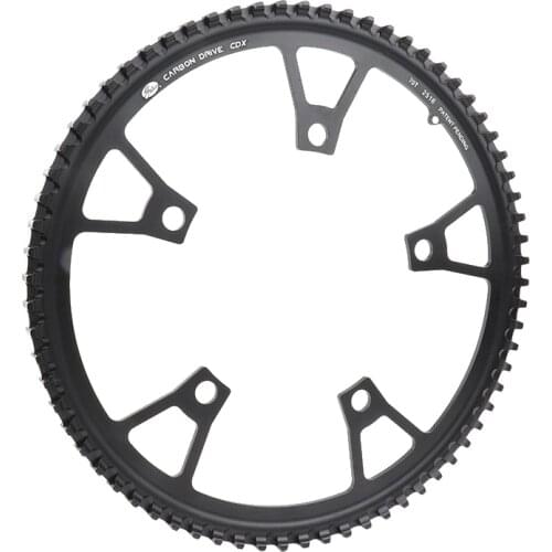 USA Gates Bicycle Sprockets Carbon Fiber Timing Belts Pulley Rubber V-belt CDX Bike Drive Belt 11MM Center Track Front Sprocket