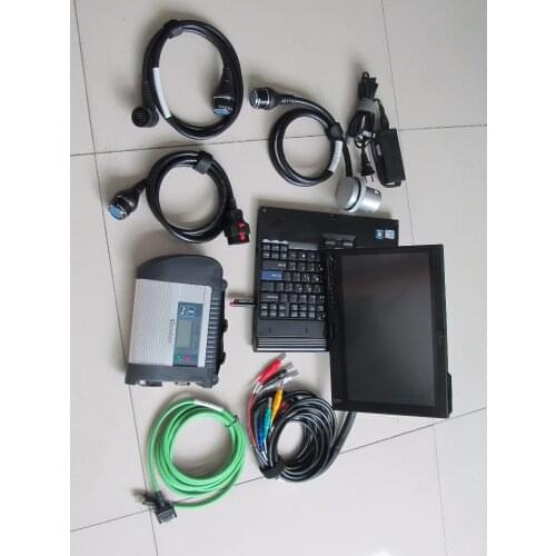 2020.12 Mb star diagnostic system c4 with x200t laptop super ssd full set ready to work wifi support 1year warranty high quality