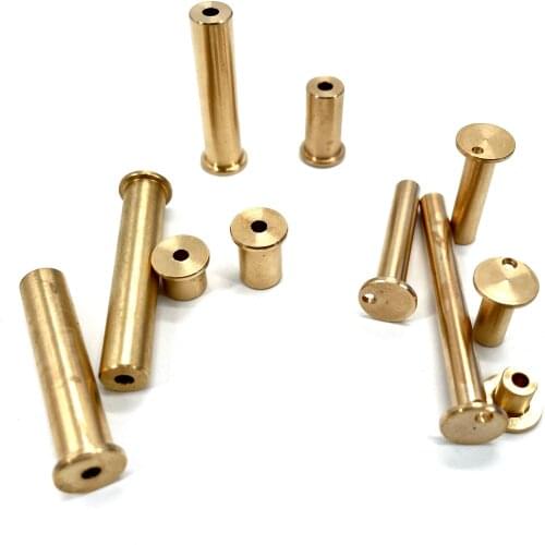 10Pcs Set Golf Club Weight Head Accessories Shaft Plug Assembling Kits Copper Nail Brass Swing Carbon/steel Size .370/.335/.350