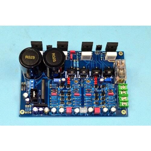 120W + 120W K30 IRF240 IRF9240 Transistor FET Symmetrical Dual Differential HiFi Fever Board