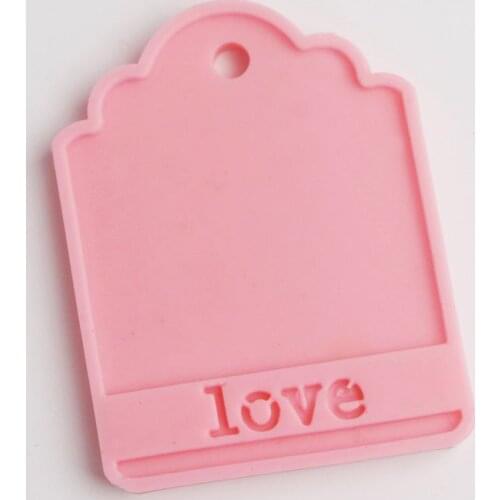 Luyou 3D Wedding Ceremony Tag Card Silicone Fondant Mold Chocolate Mold Cake Decoration Mold Kitchenware FM1268