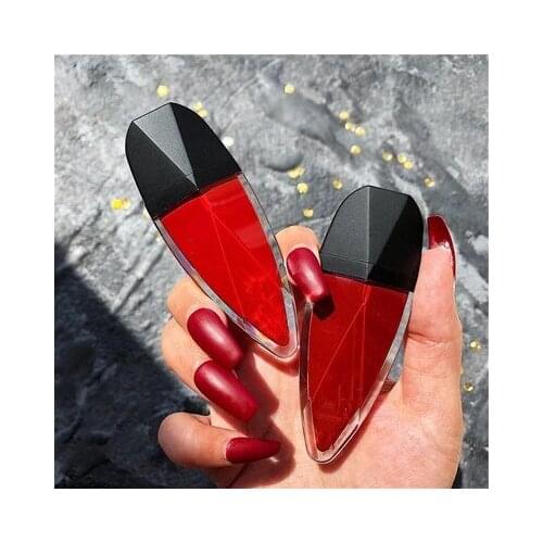 7ML Rhombus Lip Gloss Refilable Bottle Mini Empty Lip Glaze Lipgloss Tubes Wholesale Plastic Makeup Cosmetic Beauty Container