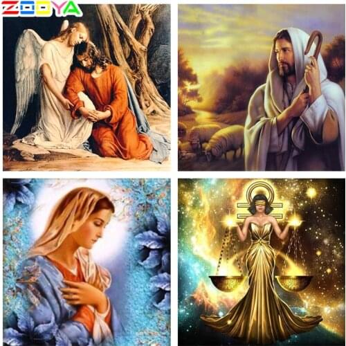 5D DIY Diamond Painting Religion Crystal Diamond Painting Cross Stitch Scenic Needlework Angel Wing Love Home Decorative BJ688