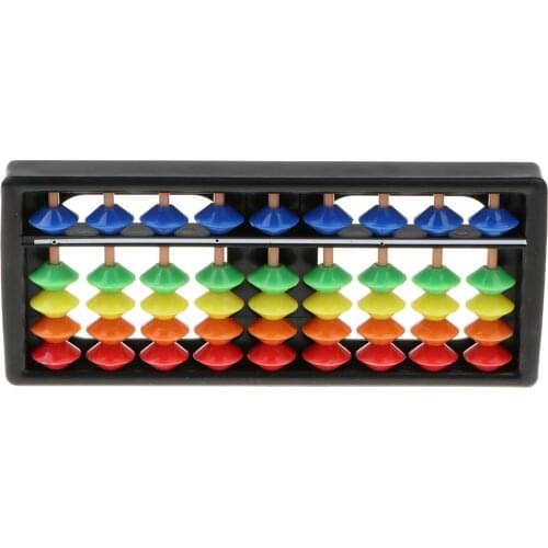 Arithmetic Abacus 9 Digits Abacus Math Tool Counting Educational Toy for