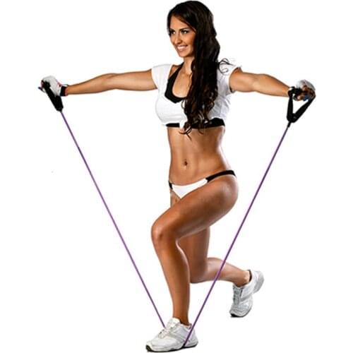 Expander Resistance Bands Stretch Exercise Natural Latex Expander Tube Fitness Equipment Pull Rope Strength Training Gym Yoga