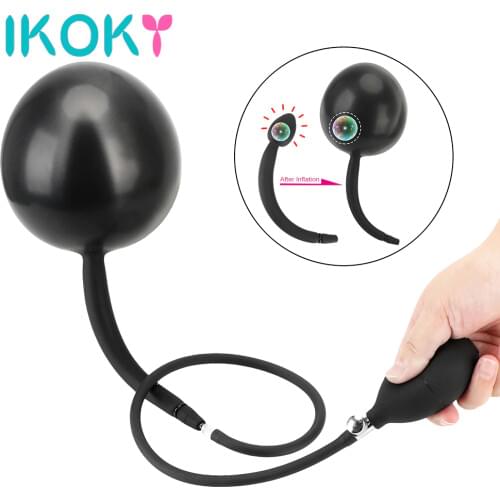 IKOKY Inflatable Anal Plug Vagina Anus Dilator Sex Toys For Woman Butt Plug Erotic Product Sex Shop Prostate Massage Adult Games