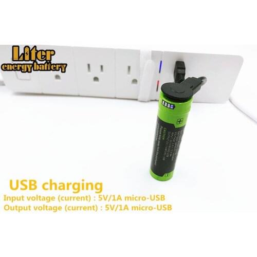 1PCS 5000M Mobile charging battery Micro USB 18650 3.7V 3500mAh Li-ion Rechargeable Battery 4 LED Indicator Power bank