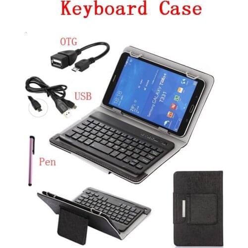 Magnetic Case Bluetooth Keyboard for Samsung Galaxy Note 8.0 GT N5100 N5110 8 Inch Tablet Keyboard Flip Stand PU Cover + Pen