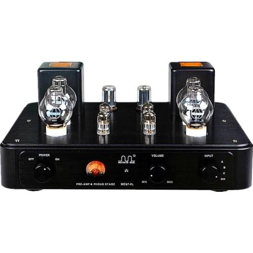 MC67PL preamplifier, MM amp 6N11/6SN7 tube fever preamplifier, signal to noise ratio: 88dB, Input level: 100mv-1000mv