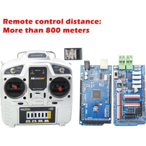 800m Long distance Arduino Remote Control Wireless Robot Kit 6-channel Smart Mecanum Wheel Car Controller Parts