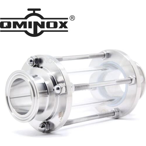 1.5" 2" 50.5MM 64MM Tri Clamp Type Flow Sight Glass SS 304 Sanitary Stainless Steel Dioptr For Distiller Diary Product Homebrew