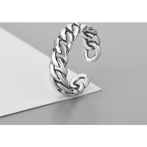 Bohemian Creative Irregular Hollow Chains Rings For Women Vintage Knuckle Finger Ring Trend Geometric Jewelry