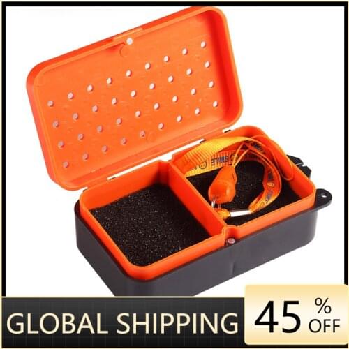 1Pcs Multifunctional 2 Compartments Live Bait Box Red Worm Earthworm Lure Plastic Boxs Fly Bass Tilapia Carp Fishing Tackle