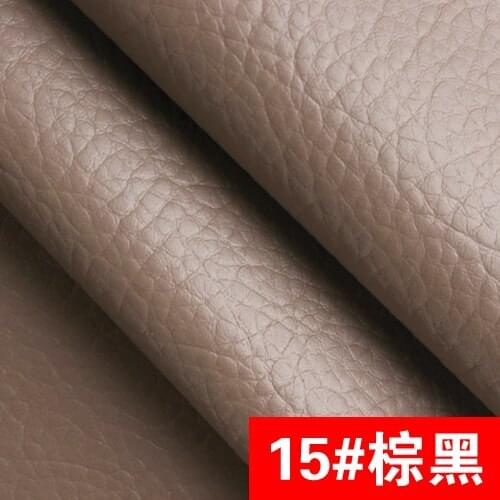 15# High Quality PU Leather fabric like leechee for DIY sewing sofa table shoes bags bed material (138*100cm)