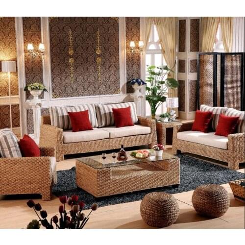2018 new style design ratten sofa living room furniture HC616