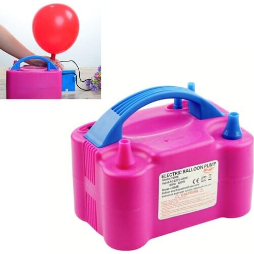 600W Portable Dual Nozzle High Power 220V Electric Balloon Pump Twin Nozzles Blower Pump/Electric Balloon Air Inflator Decor