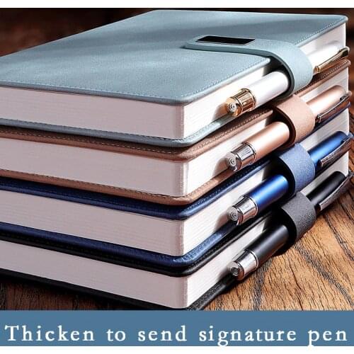 A5 school Notebook Thickened Notepad Work Thick Business Office Stationery Leather Diary Cuaderno planner caderno sketchbook
