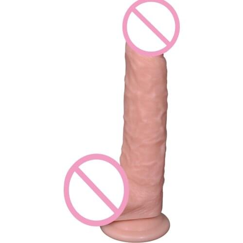 Dildo Realistic Huge Penis Silicone Real Foreskin Dildo,Female Rubber dicks,Big Penis,Big Dildo,Sex Toy For Women,Sex Products
