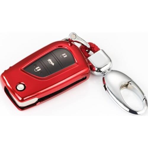 For Toyota Auris Corolla Avensis Verso Yaris Aygo Scion TC IM 2015 2016 Fashion Soft TPU Car Key protect Case Full Cover shell
