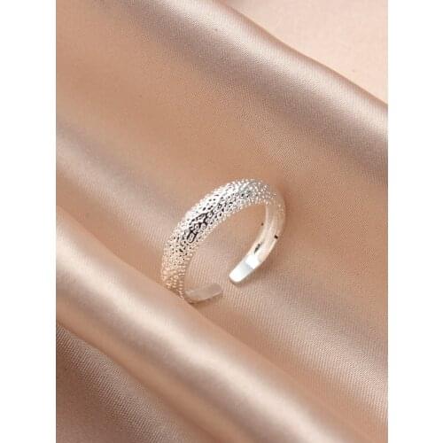 DAIHAO Women's Silver Rings