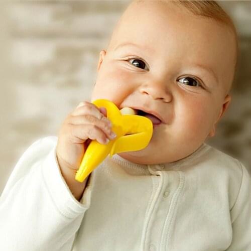 Safe Baby Teether Toys Baby Cute Crib Rattle Bendable Activity Training ToothBrush Toy Cheapest High Quality And Environmentally
