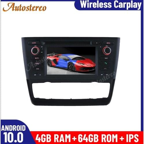 For BMW 1 116i 118i 120M 125M Android 10 Wireless Carplay Car Multimedia player GPS Navigation Auto Radio Stereo Head Unit Music