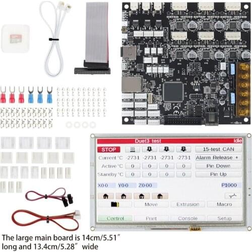 L41E for 3D Printer Machine Clone Duet 3 6HC Motherboard +7i Color Touch Screen for Voron 3D Printer 1 Set 32 Bits