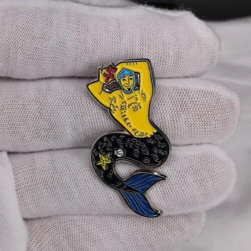 Merman Soft Enamel Pin