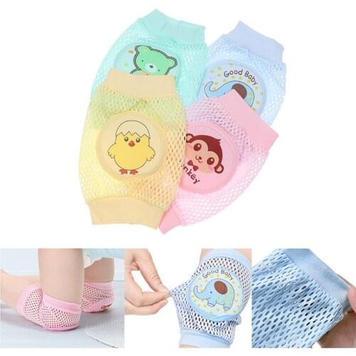 Kids Girl Boy Crawling Elbow Toddlers Baby Knee Pads Safety Mesh Kneepad Protector Leg Warmer cushion Legging Infants Children