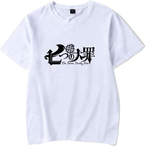 The Seven Deadly Sins anime new boys and girls casual T-shirt men and women short-sleeved spring and summer kids fashion top