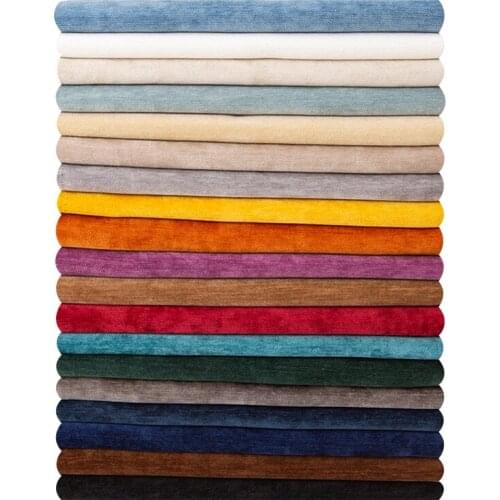 Microfiber Durable Chenille Upholstery Fabric for Furniture Curtains Sofa Covers Home Decoration Accessories