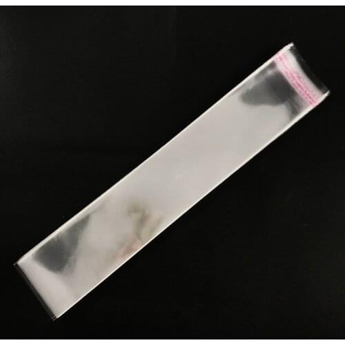 Cookie Gifts Bag & Pouch Jewelry Packaging Bag 6x30cm Transparent Self Adhesive Seal OPP Plastic Bags