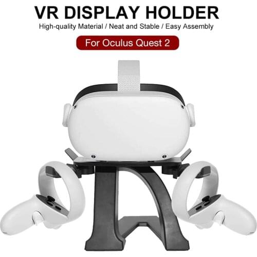 Vr Stand Headset Display Holder Station For Oculus Quest 2 VR Headset Press Controllers Accessories For Oculus Rift S Quest 1/2
