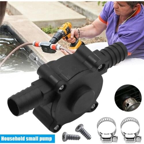 Manual Electric Drill Drive Self Priming Pump Oil Fluid Water Transfer Pumps PUO88