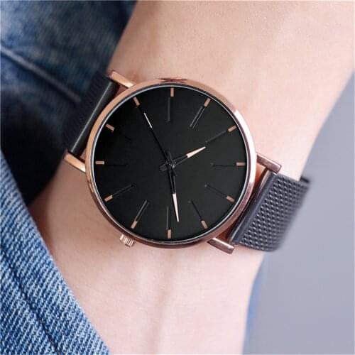 Stylish And Simple Temperament Mens Quartz Wristwatch Casual Men Watches Ultra-thin Stainless Steel Mesh Band Relogio Masculino