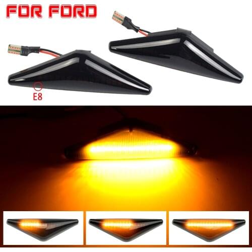 LED Dynamic Side Marker Turn Signal Blinker Flowing Water Blinker Flashing Light For Ford Mondeo MK3 For Focus MK1