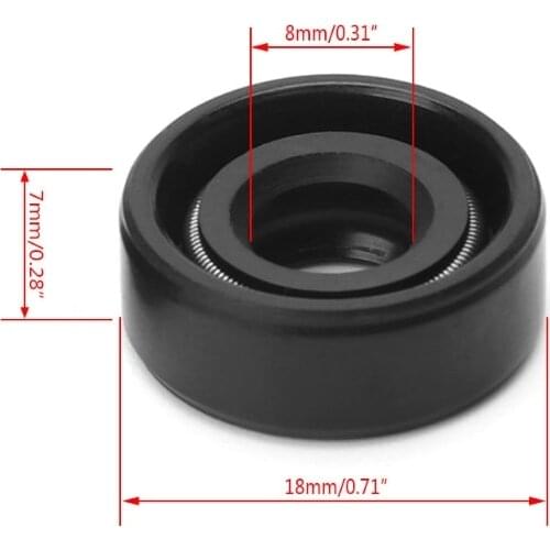 8x18x7mm Wearable Breadmaker Sorbet Machine Blender Repair Parts Oil Seal Ring Mar28