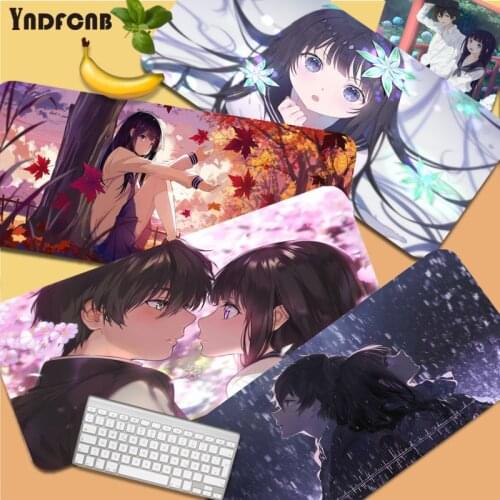 YNDFCNB Anime Hyouka Non Slip PC Comfort Mouse Mat Gaming Mousepad Size for Deak Mat for overwatch/cs go/world of warcraft