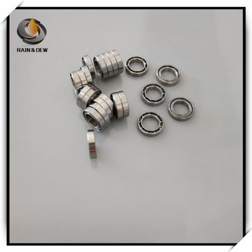 10Pcs High Quality 5x10x3 mm SMR105 ABEC-9 Open Stainless Steel Ball Bearing