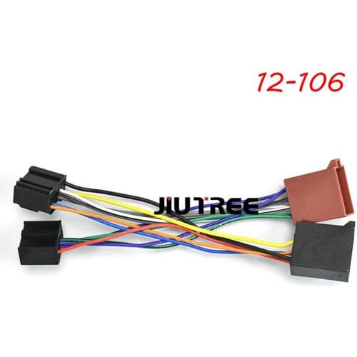 12-106 Car Stereo Radio cable Wiring Harness Adapter Plug forBMW for CHEVROLET for OPEL GT